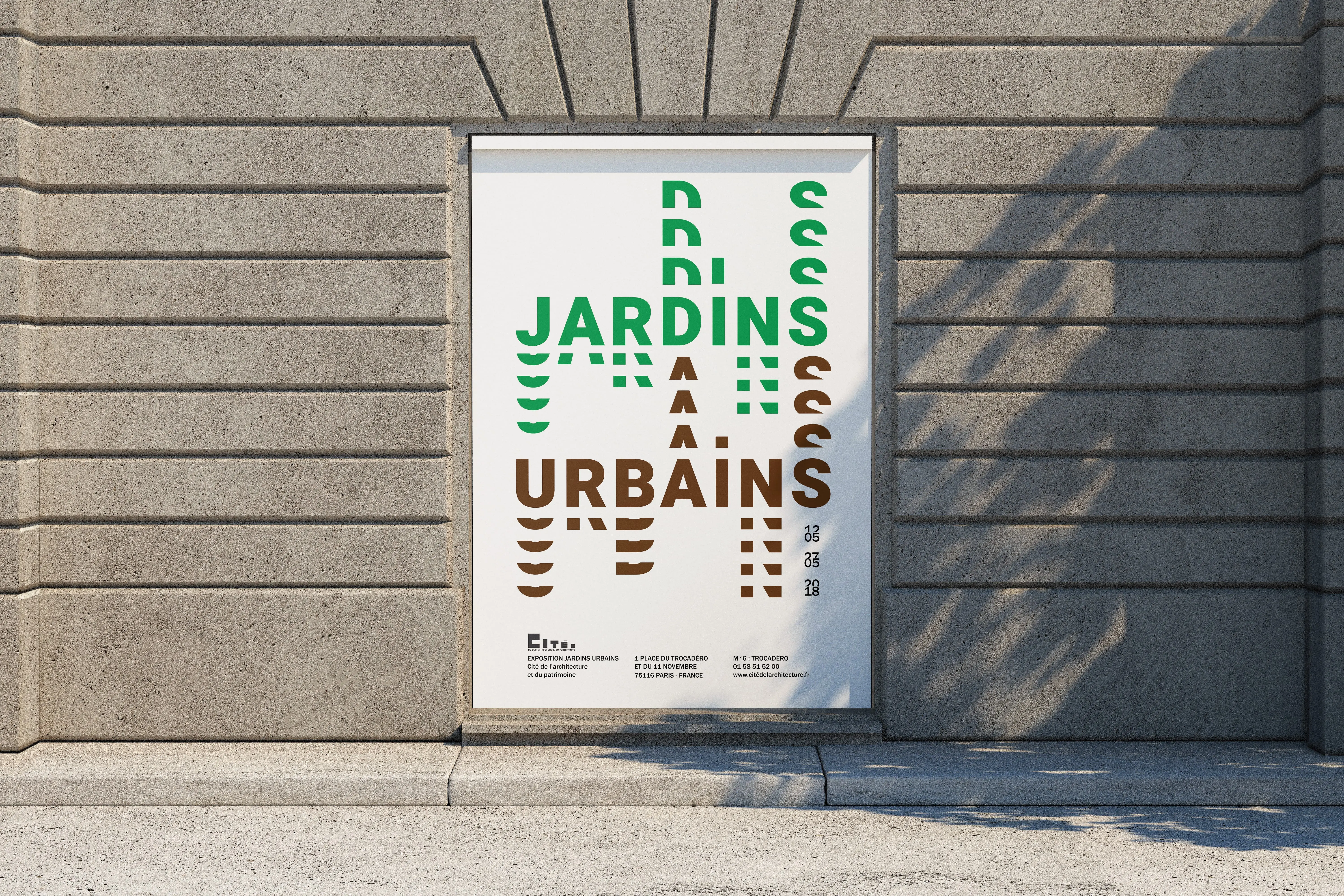 affiche jardins urbains