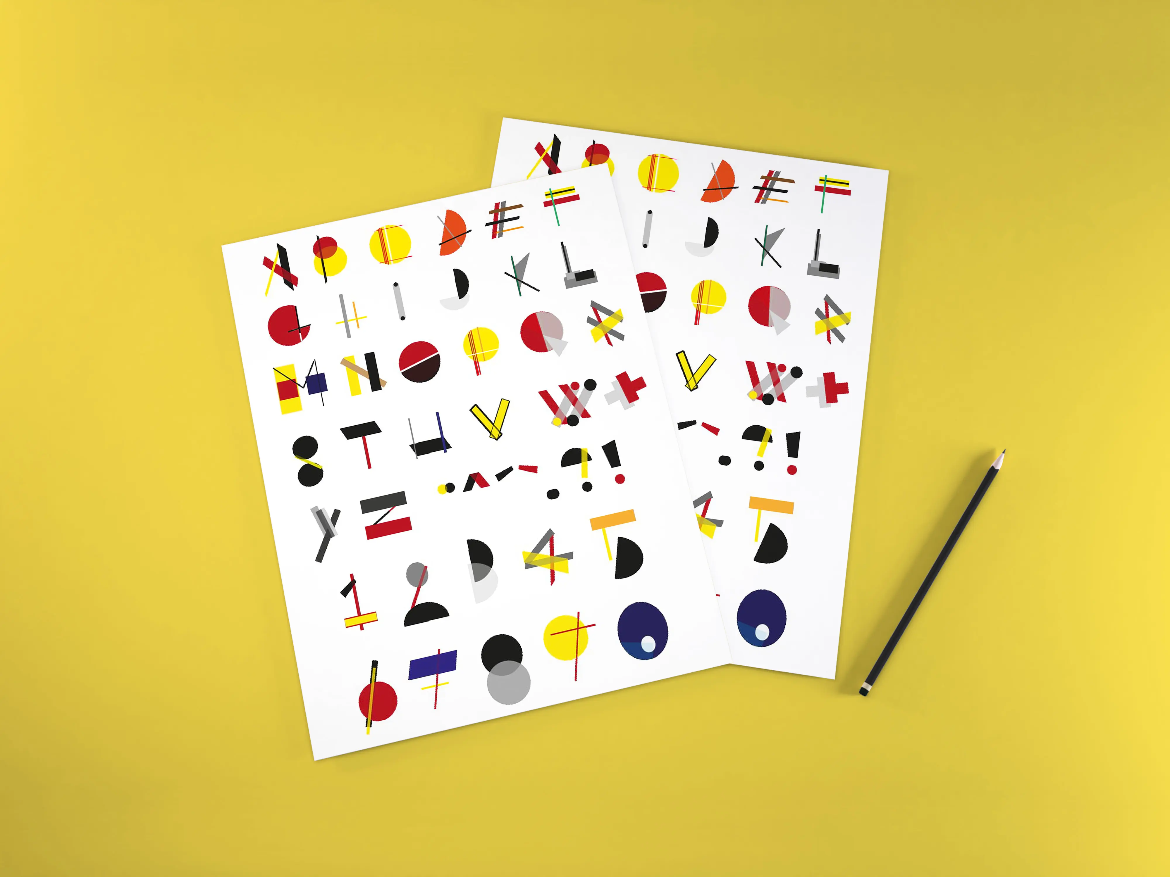 Détail de la composition graphique