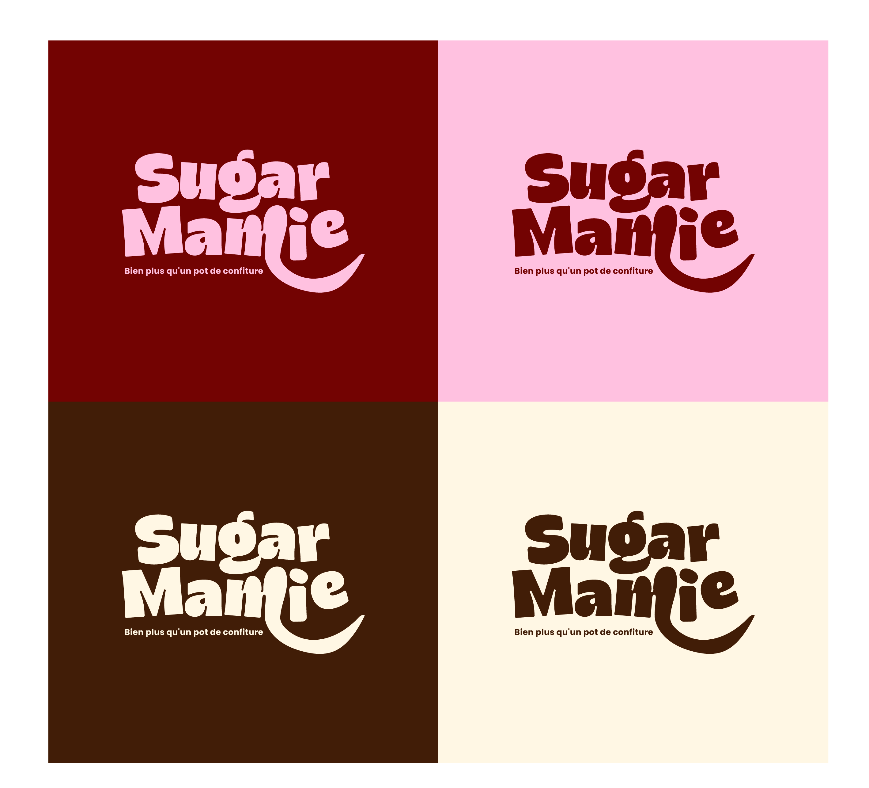Logotype Sugar Mamie et déclinaisons